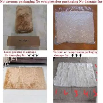 linmopm Faux Fur Rug Sheepskin Shag Fluffy Fuzzy White 2x6 ft Runner Rugs for Bedroom Bedside Bed Floor Living Room Plush High-Density Cushion Carpet Super Sofa Cover