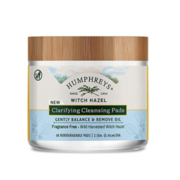 Humphreys Clarifying Witch Hazel Cleansing Pads