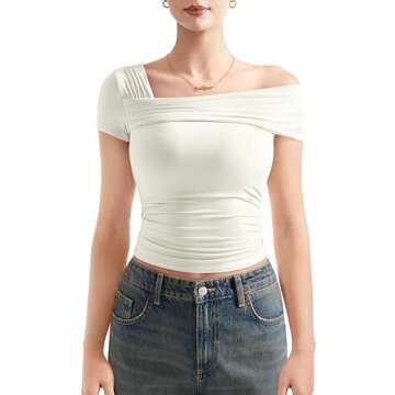 SUUKSESS Women's Stylish Off The Shoulder Tank Tops