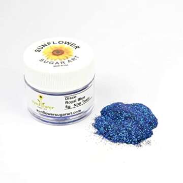 Royal Blue Craft Glitter Dust | Shiny Blue Glitter | Decoration Dust for Cake Accessories, DIY Craft...