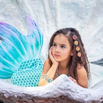 YARIEW Seashell Mini Hair Claw Clips for Stylish Hairstyles