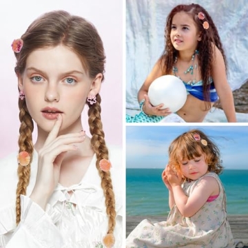 YARIEW Seashell Mini Hair Claw Clips for Stylish Hairstyles