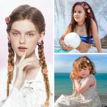YARIEW Seashell Mini Hair Claw Clips for Stylish Hairstyles