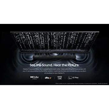 Hisense ULED Premium U7H QLED Series 65-inch Class Quantum Dot Google 4K Smart TV (65U7H, 2022 Model), Black