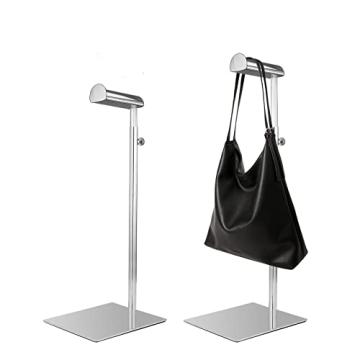 KDYZS+ Silver Purse Display Stand, Adjustable Elegant Holder