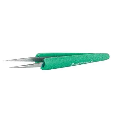 Pro'sKit ESD Anti-static Tweezers TZ-205N - Precision Repair Tool