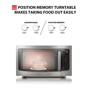 TOSHIBA ML-EM45PIT(SS) Microwave Oven with Inverter Technology