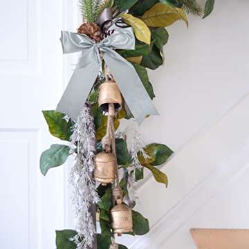 TONIFUL 4 Inch Wide Silver Solid Satin Ribbon 22yd Fabric Large Ribbon for Cutting Ceremony Grand Opening Chair Sashes Table Hair Bows Floral Sewing Craft Gift Wrapping Wedding Party Decoration