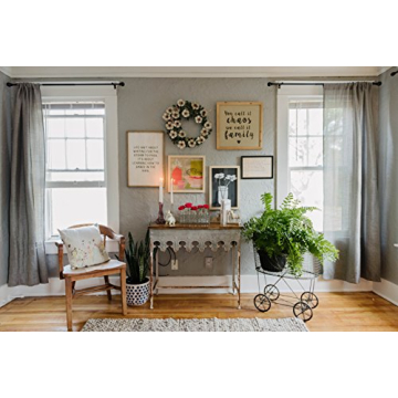 Creative Co-op Vintage Metal Basket Cart with Wheels