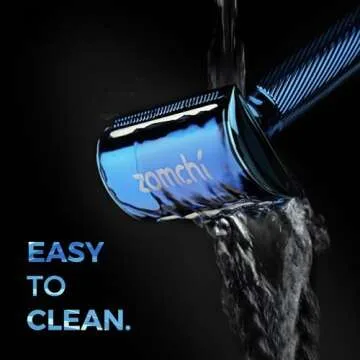 ZOMCHI Double Edge Safety Razor for Men & Women, Premium Metal Razor with 10 Double Edge Safety Razor Blades, Single Blade Razor – Noble Blue