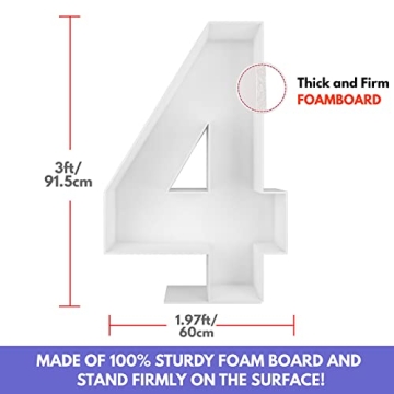 3FT Mosaic Balloon Frame for Stunning Birthday Decor