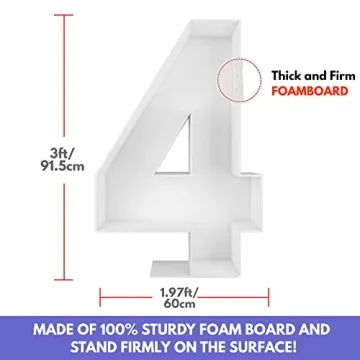 3FT Mosaic Balloon Frame for Stunning Birthday Decor