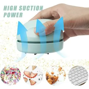 Mini USB Desktop Vacuum Cleaner for Easy Cleaning