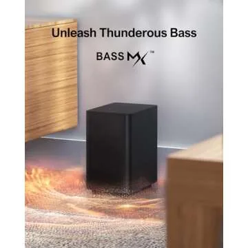 ULTIMEA 5.1 Virtual Surround Sound Bar, Peak Power 320W, Surround Sound System Home Theater Sound Bar for Smart TV with Adjustable Surround Speakers and Subwoofer, TV Soundbar Poseidon D50