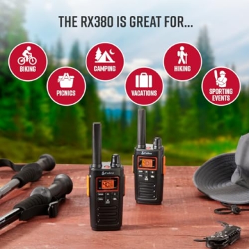 Cobra RX380 Walkie Talkies - Long Range & Rechargeable 2-Pack