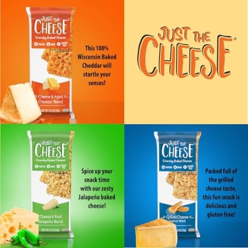 Just The Cheese Cheese Crisps | Low Carb High Protein Snack