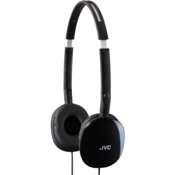 JVC Flats On-Ear Wired Headphones Lightweight Comfortable Sound