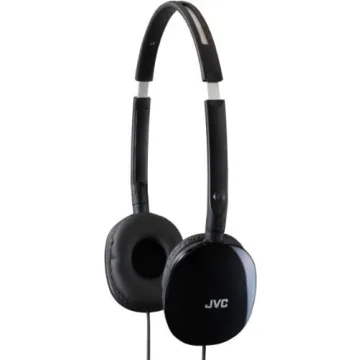 JVC Flats On-Ear Wired Headphones Lightweight Comfortable Sound