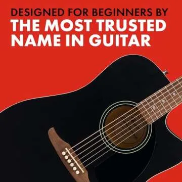 Fender California Debut Redondo CE Acoustic Guitar - Black