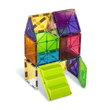 MAGNA-TILES House 28-Piece Magnetic Construction Set
