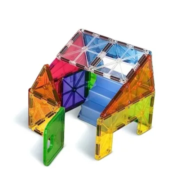 MAGNA-TILES House 28-Piece Magnetic Construction Set