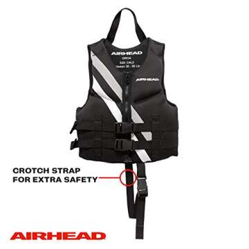Airhead Orca Neoprene Kwik-Dry Neolite Life Jacket, USCG Approved Adult, Youth and Child Sizes