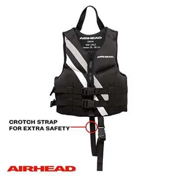 Airhead Orca Neoprene Kwik-Dry Neolite Life Jacket, USCG Approved Adult, Youth and Child Sizes
