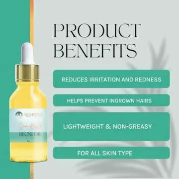 Nina Sharae Swimwear| PRETTY KITTY BIKINI INGROWN HAIR OIL | COLOR RESTORATION FADING OIL |HAIR TREATMENT | EXFOLIATING OIL | REDUCE READNESS OF SKIN | SOFTEN HAIR 2 OZ