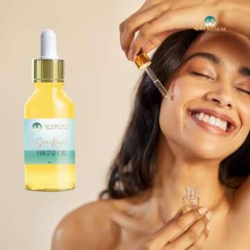 Nina Sharae Swimwear| PRETTY KITTY BIKINI INGROWN HAIR OIL | COLOR RESTORATION FADING OIL |HAIR TREATMENT | EXFOLIATING OIL | REDUCE READNESS OF SKIN | SOFTEN HAIR 2 OZ