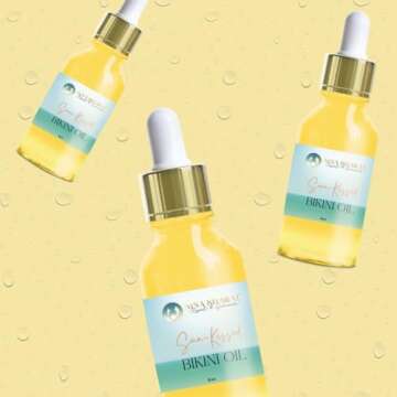 Nina Sharae Swimwear| PRETTY KITTY BIKINI INGROWN HAIR OIL | COLOR RESTORATION FADING OIL |HAIR TREATMENT | EXFOLIATING OIL | REDUCE READNESS OF SKIN | SOFTEN HAIR 2 OZ