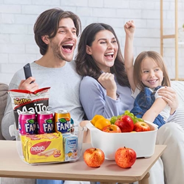 HNNJCK BPA Free Double Layered Kitchen Colanders Set