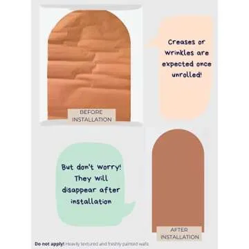 MINICK Peel & Stick Arch Wall Decal - Boho Wall Decor