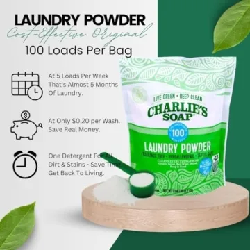 Charlie's Soap Laundry Powder 100 Loads Hypoallergenic Eco-Friendly