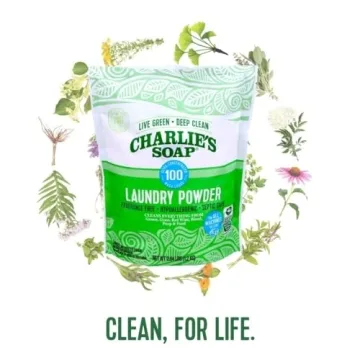 Charlie's Soap Laundry Powder 100 Loads Hypoallergenic Eco-Friendly