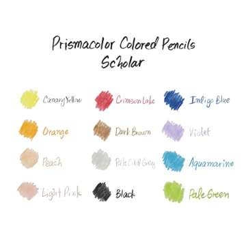 Prismacolor Scholar Colored Pencils 24 Pack for All Artists
