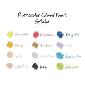 Prismacolor Scholar Colored Pencils 24 Pack for All Artists