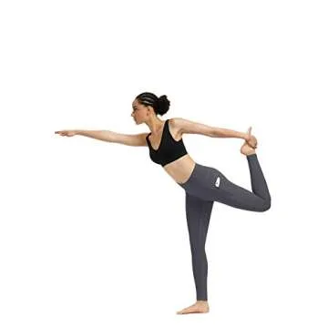 Fengbay High Waist Yoga Pants, Pocket Yoga Pants Tummy Control Workout Running 4 Way Stretch Yoga Leggings