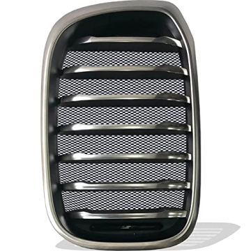 Silver Universal 40x13 Car Grill Mesh - Durable & Stylish