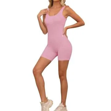 GYMTITAN Gym Rompers Comfortable Seamless Bodysuit