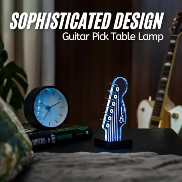 Guitar Pick Holder Lamp – Light Up & Color Changing