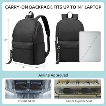 OMOUBOI Casual Daypacks Lightweight Backpack for All