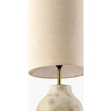 Mark&Day Floor Lamps, Doenrade Traditional Cream Floor Lamp for Living Room, Bedroom or Office (55" H x 11" W x 11" D)