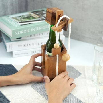 Wine Bottle Puzzle Game - Fun Brain Teaser for Adults