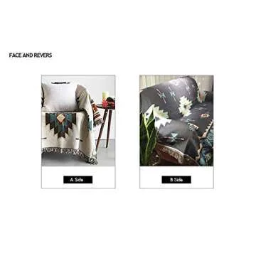 Vibrant Two-Sided Throw Blanket for Cozy Comfort