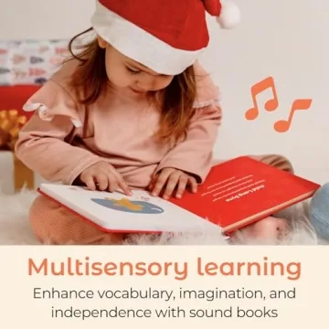 Cali's Books Interactive Christmas Songs Musical Book for Toddlers