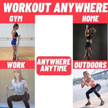 Ryan Read Long Resistance Bands for Full-Body Workouts - Set of Three Resistance Bands, Fabric Loop Material That Lasts