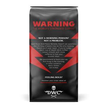 DEATH WISH COFFEE Dark Roast Whole Beans 16 Oz
