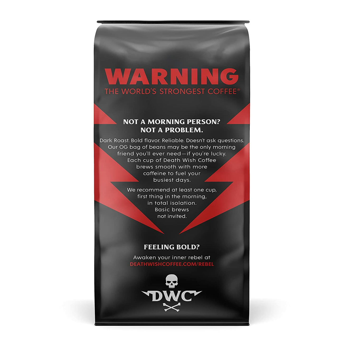 DEATH WISH COFFEE Dark Roast Whole Beans 16 Oz