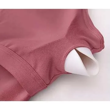 Tandisk Women Sports Bra Longline Crop Tank Top Pink