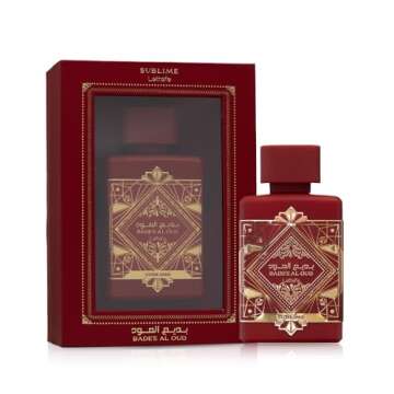 Lattafa Badee Al Oud Sublime Eau de Parfum Spray for Unisex, 3.4 Ounce